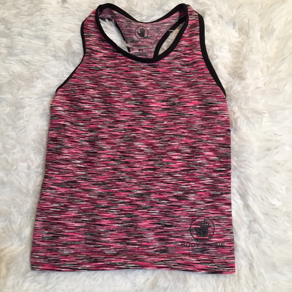 ♦️5/$5♦️ Body Glove pink & black racer back